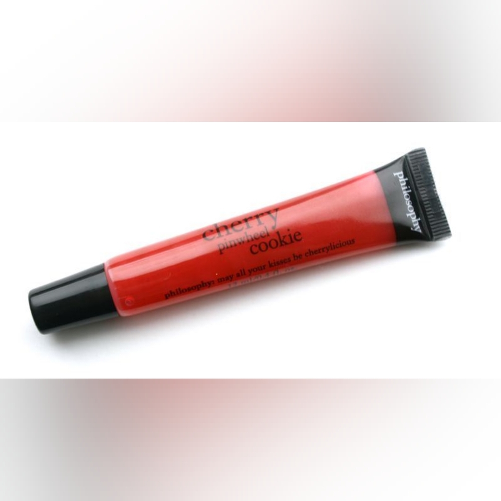 Philosophy High Gloss Lip Shine Cherry Pinwheel Cookie .4 oz Rare DISCONTINUED